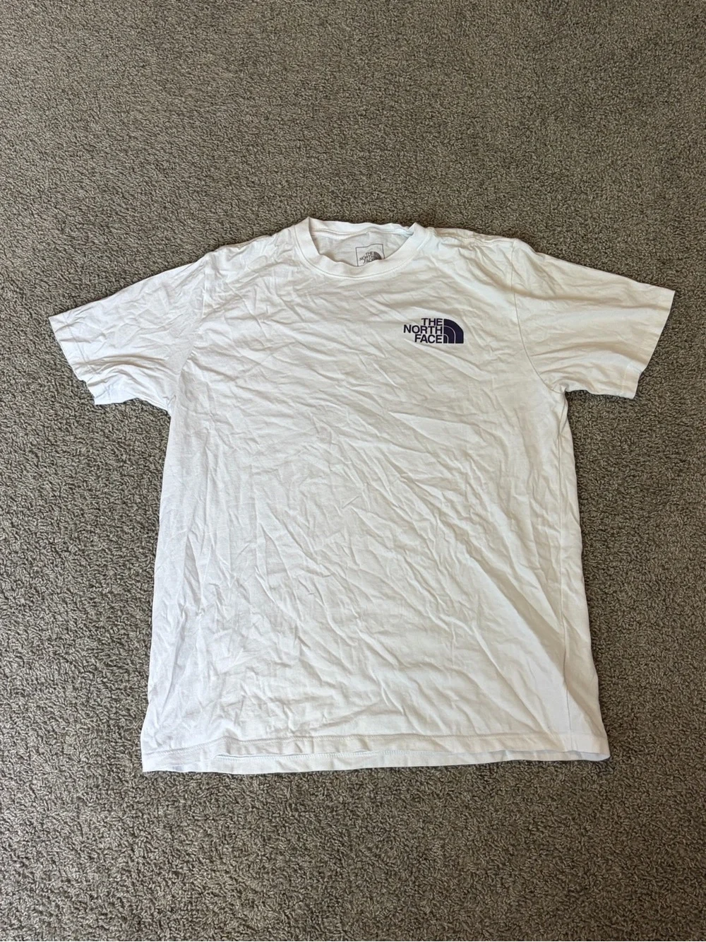 The North Face White Short-Sleeve Logo Tee